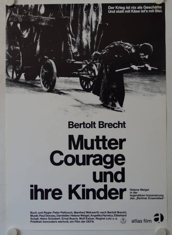 Mother Courage and her Children re-release german movie poster